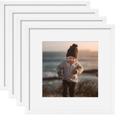 Weiß 30x30cm Square Picture Frames Plexiglass for 20x20cm Photo Frame or 30x30cm