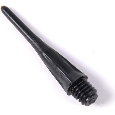 500 Stück WIN. MAX Dartspitzen 2BA Schwarz Plastik softdart Spitzen