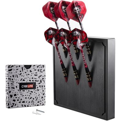 CyeeLife Dart Halter Kunststoff 6 Darts Wall Mounted Halterung Steeldarts