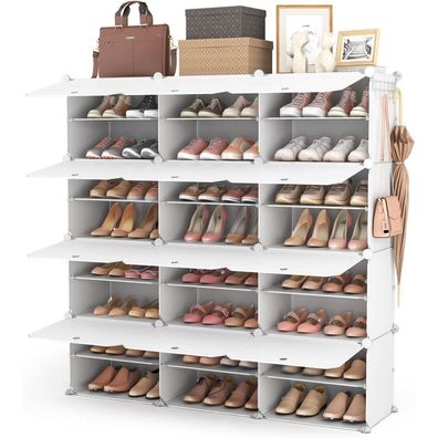Vicye Schuhregal Organizer 8 Etagen 48 Paar Schuhschrank Platzsparend