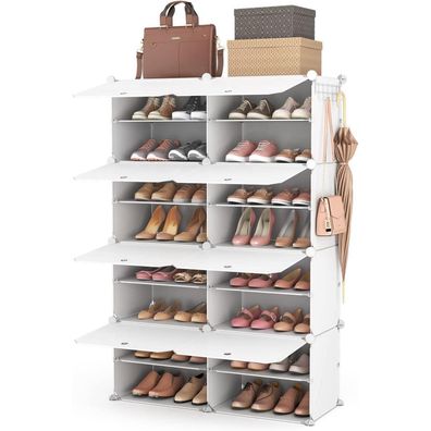 Vicye Schuhregal Organizer 8 Etagen 32 Paar Schuhregal Platzsparend