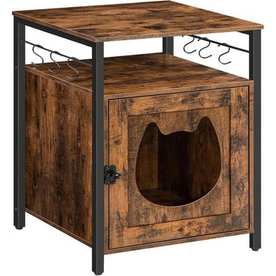 Katzentoilette Schrank Holz Katzenhaus 6 Haken Wohnzimmer EBF05MW01