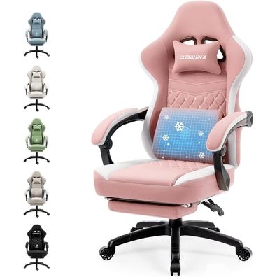 Dowinx Gaming Stuhl Massage Sessel Fußstütze Ergonomisch Racing Gamer-Stuhl 150