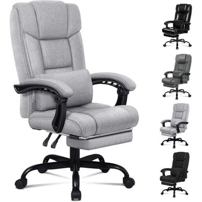 Alfordson Bürostuhl Schreibtischstuhl Lendenwirbelstütze High Back Chair