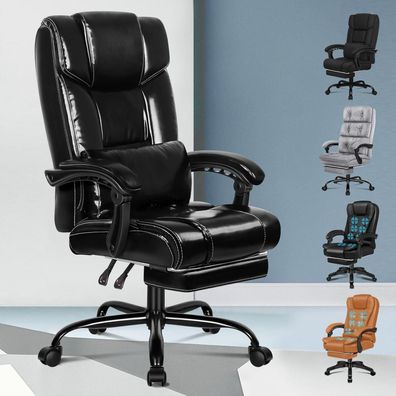 Alfordson Bürostuhl Hochlehner 150° Liegeposition schwarz