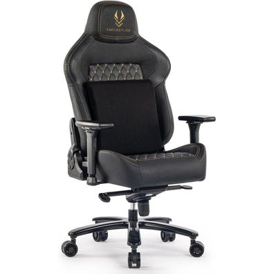 Fantasylab Gaming Stuhl 200KG Bürostuhl Verstellbare Armlehne Lendenwirbelstütze