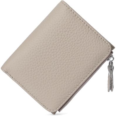 Sendefn Damen Geldbörse Klein Leder RFID Schutz Reißverschluss-Münztasche