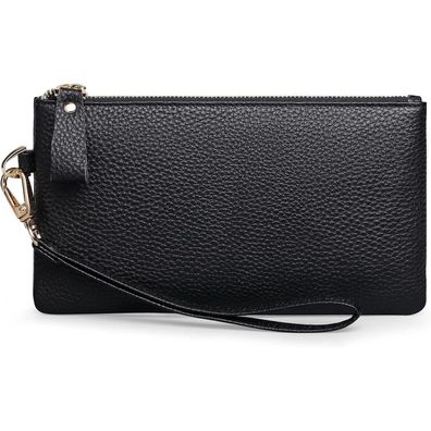 Sendefn Damen Handtasche Klein mit Handgelenkschlaufe, RFID Schutz in Lederoptik