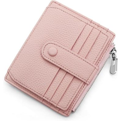 Klein RFID Geldbörse Echtes Leder Damen Herren Kartenetui 14 Kartenhalter Slim