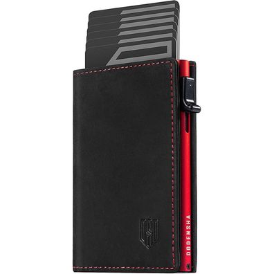 Dodensha MagSnap Geldbörse Herren RFID Slim Wallet 10+ Karten Münzfach