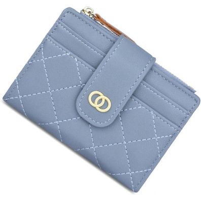 SUNAVY® Mini Geldbörse Damen Klein RFID Schutz Viele Fächer Münztasche