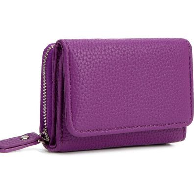 Chaofanxi Damen Trifold Leder Geldbörse 6 Kartenfächer Banknotenfach Münzfach