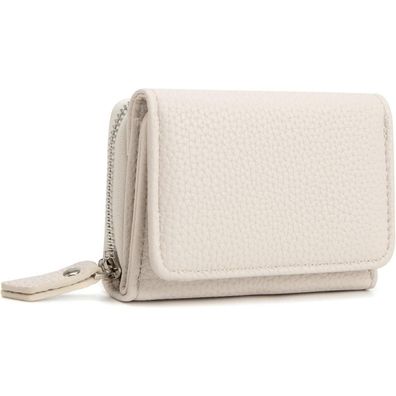 Damen Geldbörse Trifold Leder Mini Portemonnaie 6 Kartenfächer 1 Banknotenfach