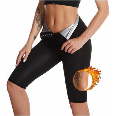 Lipiodol Damen Saunahose Hot Thermo Fitness Schwitzhose S-M