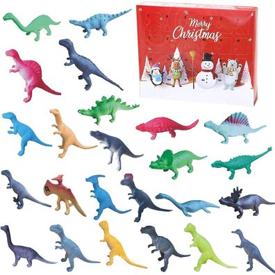 Adventskalender 2023 Kinder Dinosaurier Weihnachtskalender 24 Stück T-Rex