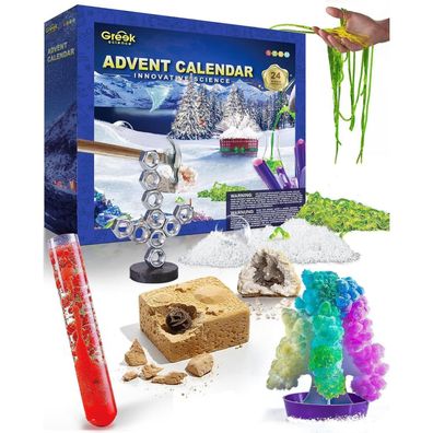 Greek Science Experiment Adventskalender 2024 für Kinder STEM Spielzeug