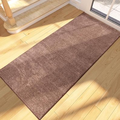 Fcsdetail Schmutzfangmatte 60x150cm Rutschfeste Fußmatte Braun