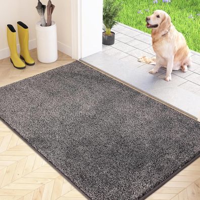 Schmutzfangmatte Innen 86x150cm rutschfeste Maschinenwaschbare Fußmatte