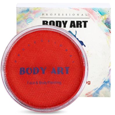 Profi-Schminke Gesichtsbemalung 30g Aqua Farben Halloween Fasching Party Rot
