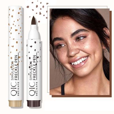 Freckle Pen Sommersprossen Stift Hellbraun Dunkelbraun wasserdicht Kein