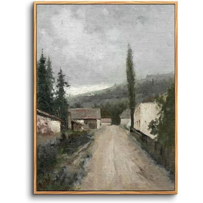 Vintage Leinwand Bilder mit Holzrahmen 20x25 cm Wohnzimmer Schlafzimmer Büro