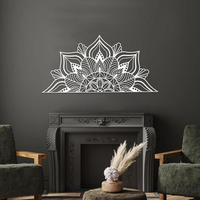Große Metall Mandala Lotusblumen Wanddekoration für Zuhause Schlafzimmer Büro