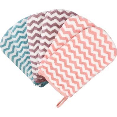 6er Pack Waschlappen Set Frottee Korallenfleece 20x13cm für Gesicht Körper