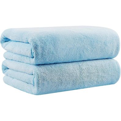 Badetuch Set 68x137cm Weiche Saugfähige Mikrofaser Handtücher Sport Yoga Fitness