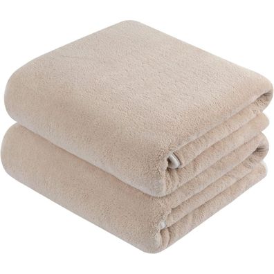 KinHwa Mikrofaser Badetuch groß XXL 76x152cm 2er Pack Schnelltrocknend