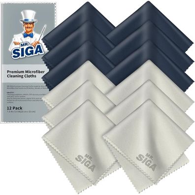 MR. SIGA Mikrofaser Reinigungstücher Brillenputztuch Bildschirme Tabletten Gläser