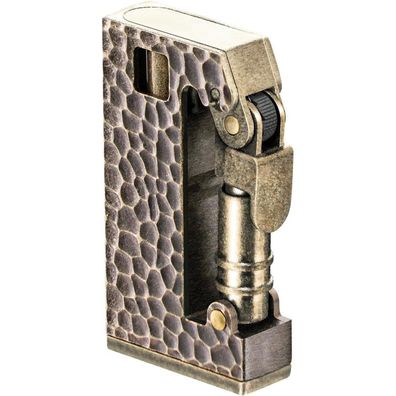 Vintage Golden WallEgo Trench Benzinfeuerzeug Automatik Winddicht