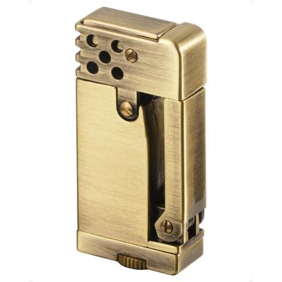 VVAY Vintage Benzinfeuerzeug Nachfüllbar Petrol Lighter Männer Gold