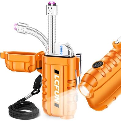 LcFun USB C Feuerzeug Flexibler Lichtbogen Wiederaufladbar LED-Anzeige