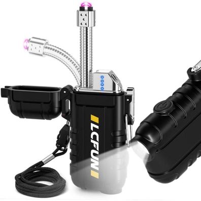 Elektrisches Feuerzeug USB C, Flexibler Hals Lichtbogen
