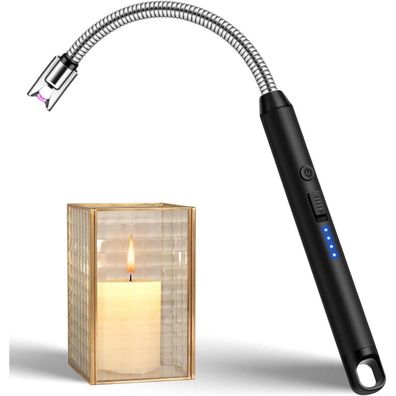 LcFun Stabfeuerzeug USB Elektrisch Lichtbogen Winddicht Camping Feuerwerk