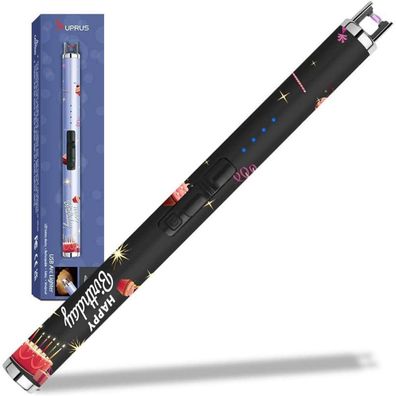 SUPRUS Kerze Feuerzeug USB Elektrisches Feuerzeug LED Winddicht tragbar Sw406