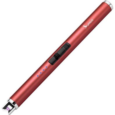 SUPRUS Elektronisch Feuerzeug Stabfeuerzeug USB Aufladbares Plasma Winddichte
