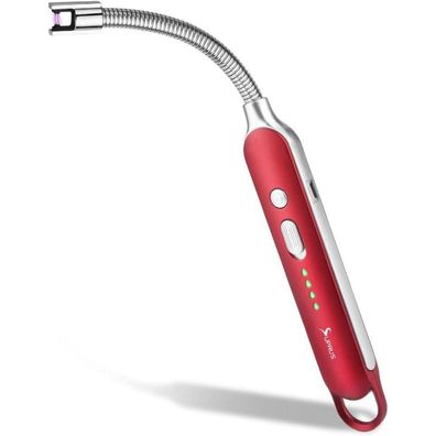 SUPRUS Lichtbogen USB Feuerzeug Wiederaufladbar Winddicht Flammenlos Gold
