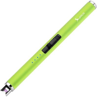 SUPRUS Lichtbogen Feuerzeug Elektronisch USB Aufladbar Plasma Gelb