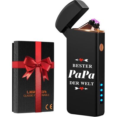 Coquimbo USB Feuerzeug Papa Vatertagsgeschenk Lichtbogen Sturmfeuerzeug
