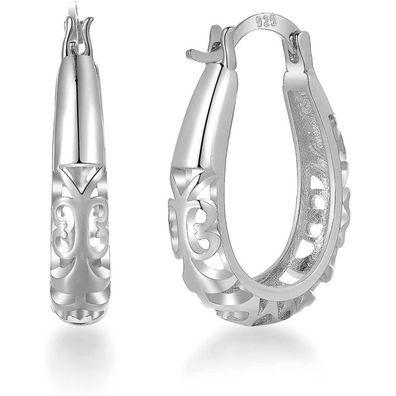 Modische S925 Silber Damen Ohrstecker Kristall Elegant Ohrringe