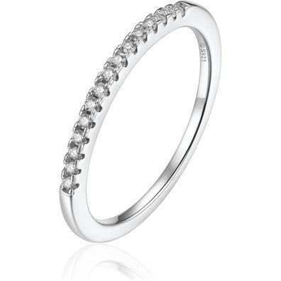 Moissanit Diamant Verlobungsring Ehering 925 Silber Damen Herren