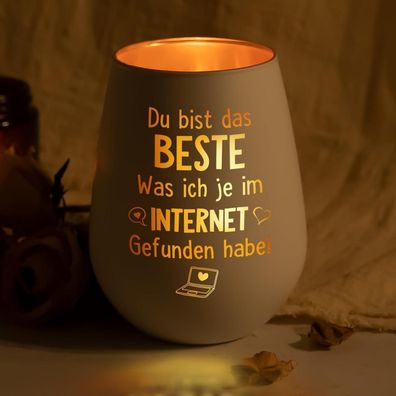 Windlicht Partner Geschenk Jahrestag Valentinstag Hochzeit Weihnachten