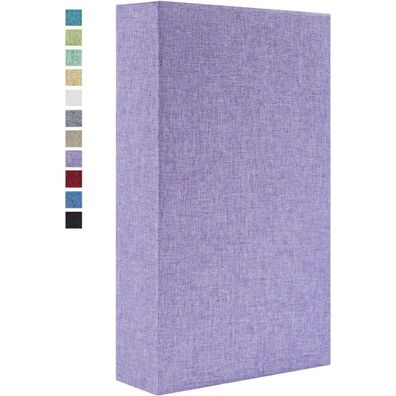 Vienrose Einsteck-Fotoalbum 10x15 Schwarz 300 Seiten Groß Fotoalben Hochzeit