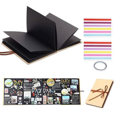 Fotoalbum zum Selbstgestalten 5 Zoll DIY Scrapbook Hochzeit Geburtstagsgeschenk