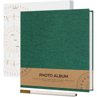 Vienrose Selbstklebendes Fotoalbum 10x15 zum Selbstgestalten 40 Weiße Seiten