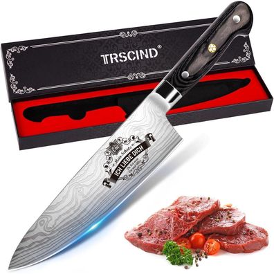 Trscind Küchenmesser Valentinstags-Geschenk für Ihn Jahrestag Freund Ehemann