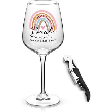 Rotweinglas Abschiedsgeschenk Erzieherin 16oz Joymaking Cocktailglas