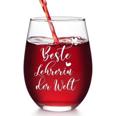 Abschluss Geschenk Weinglas Pernasoliert Abitur 2025 17oz