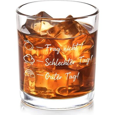 Personalisiertes Whiskeyglas mit Gravur Lustige Whisky Geschenke für Männer 10oz